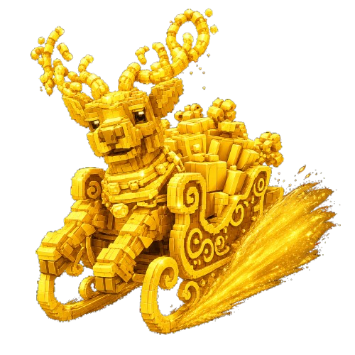 Gold Reinito Sleighito