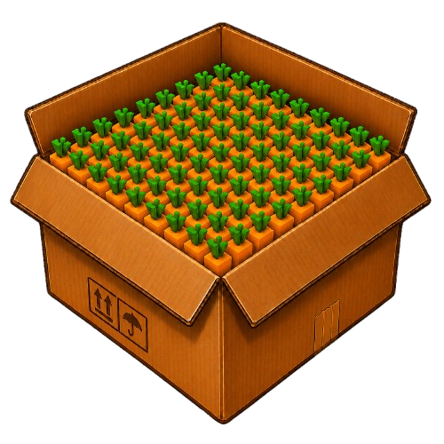 500x Carrot Seeds
