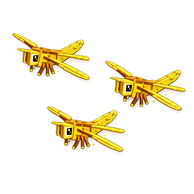 3x Golden Dragonfly Bundle