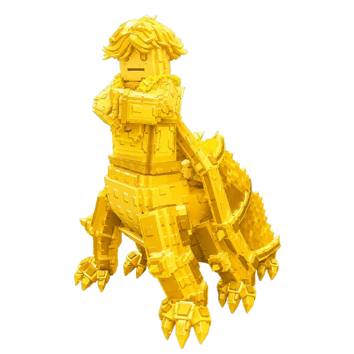 Gold Caylusaurus