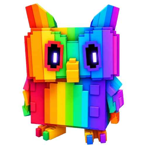 Rainbow Night Owl