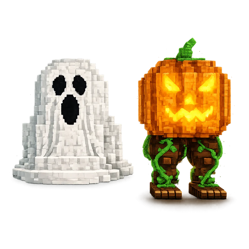 Spooky and Pumpky