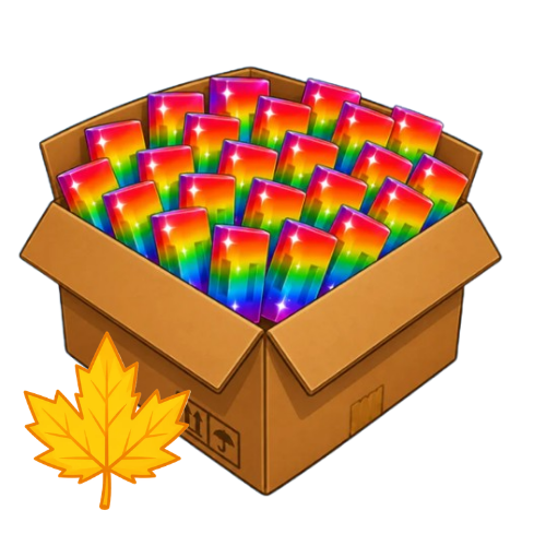 500x Maple Rainbow Seeds