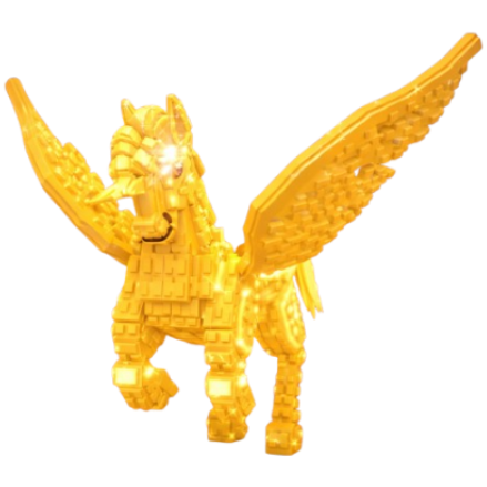 Gold Celestial Pegasus