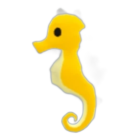 Neon Seahorse