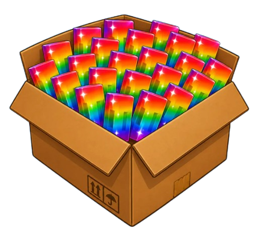 500x Rainbow Seeds