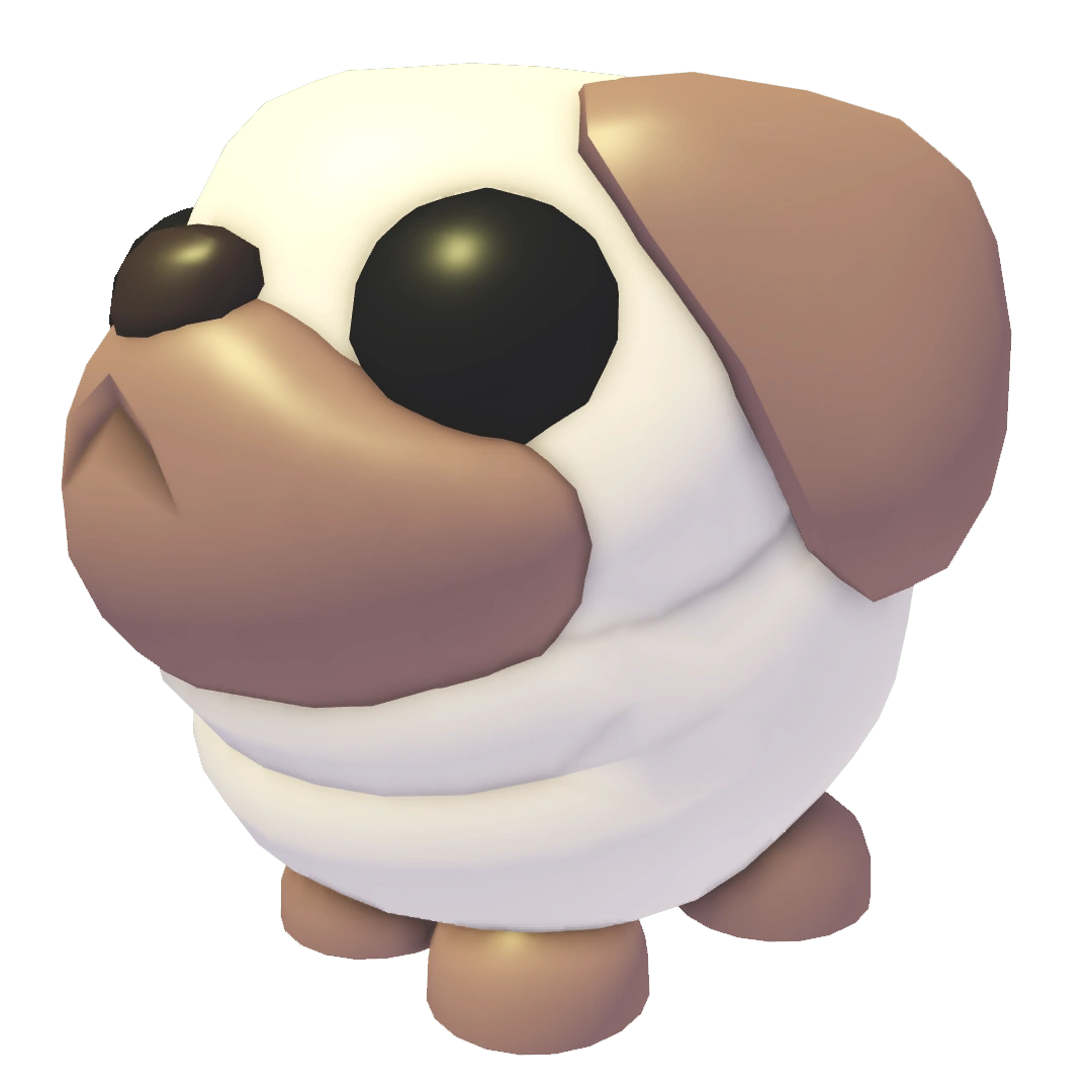 Neon Snowball Pug