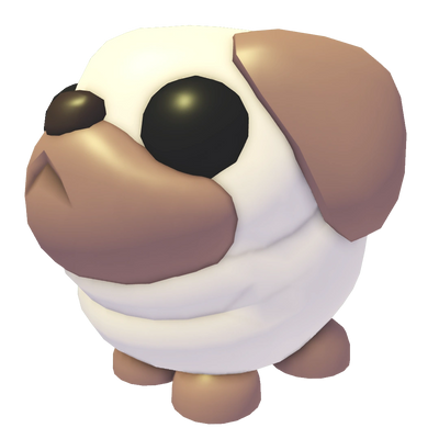 Neon Snowball Pug