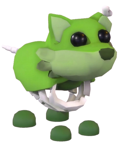 Neon Zombie Wolf